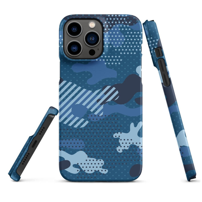 iPhone® Snap Case - Pattern - Water Camo 1 - Matte - iPhone 13 Pro Max