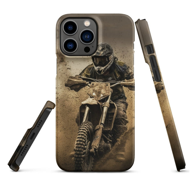 iPhone® Snap Case - Transportation (Offroad) - Dirt Bike Style 1 - Matte - iPhone 13 Pro Max