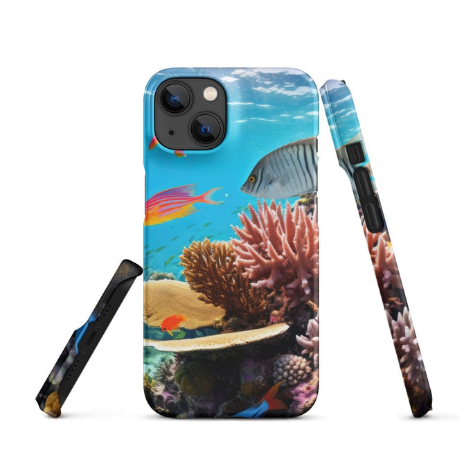 iPhone® Snap Case - Nature - Sea Style 1 - Matte - iPhone 14