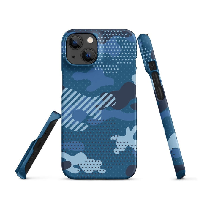 iPhone® Snap Case - Pattern - Water Camo 1 - Matte - iPhone 14