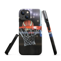 iPhone® Snap Case - Sports - Basketball Style 1 - Matte - iPhone 14