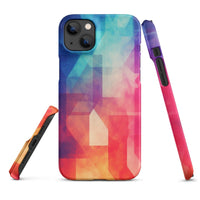 iPhone® Snap Case - Abstract - Geometric Style 1 - Matte - iPhone 14 Plus