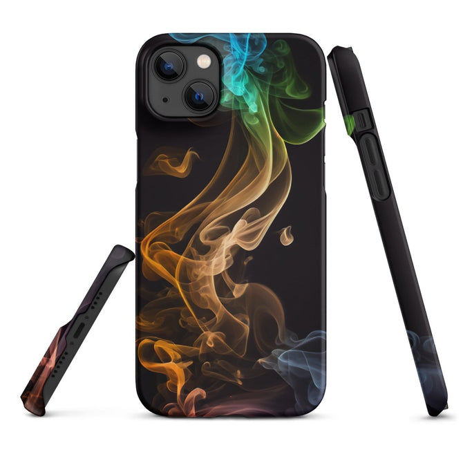 iPhone® Snap Case - Abstract - Smoke Style 2 - Matte - iPhone 14 Plus