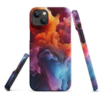 iPhone® Snap Case - Abstract - Smoke Style 5 - Matte - iPhone 14 Plus