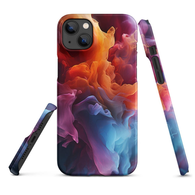 iPhone® Snap Case - Abstract - Smoke Style 5 - Matte - iPhone 14 Plus