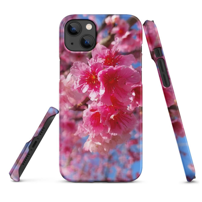 iPhone® Snap Case - Nature - Flowers Style 1 - Matte - iPhone 14 Plus