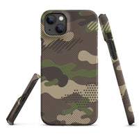 iPhone® Snap Case - Pattern - Forest Camo 1 - Matte - iPhone 14 Plus