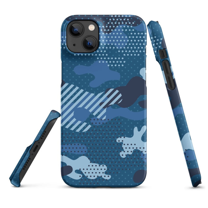 iPhone® Snap Case - Pattern - Water Camo 1 - Matte - iPhone 14 Plus