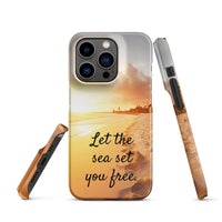 iPhone® Snap Case - Nature - Beach Style 1 - Matte - iPhone 14 Pro