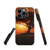 iPhone® Snap Case - Nature - Sunset Style 1 - Matte - iPhone 14 Pro