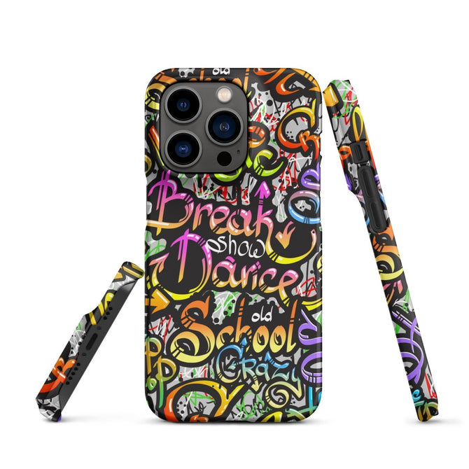 iPhone® Snap Case - Pattern - Graffiti 1 - Matte - iPhone 14 Pro