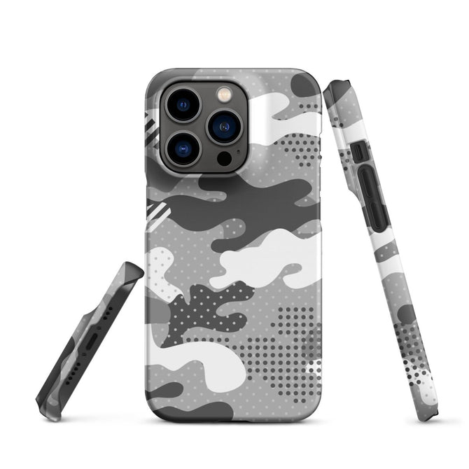 iPhone® Snap Case - Pattern - Winter Camo 1 - Matte - iPhone 14 Pro