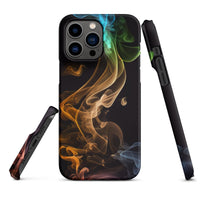 iPhone® Snap Case - Abstract - Smoke Style 2 - Matte - iPhone 14 Pro Max