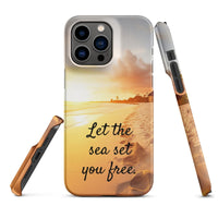 iPhone® Snap Case - Nature - Beach Style 1 - Matte - iPhone 14 Pro Max