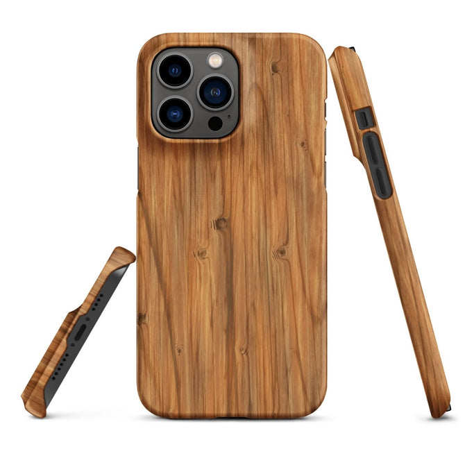 iPhone® Snap Case - Nature - Wood 1 - Matte - iPhone 14 Pro Max