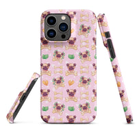 iPhone® Snap Case - Pattern - Dog 1 Pink - Matte - iPhone 14 Pro Max