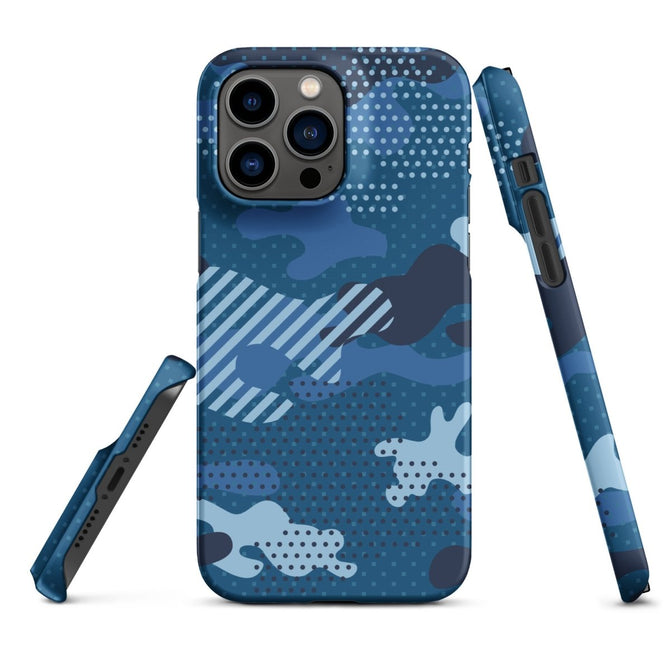 iPhone® Snap Case - Pattern - Water Camo 1 - Matte - iPhone 14 Pro Max