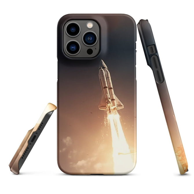 iPhone® Snap Case - Transportation (Air) - Rocket Style 1 - Matte - iPhone 14 Pro Max