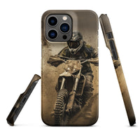 iPhone® Snap Case - Transportation (Offroad) - Dirt Bike Style 1 - Matte - iPhone 14 Pro Max