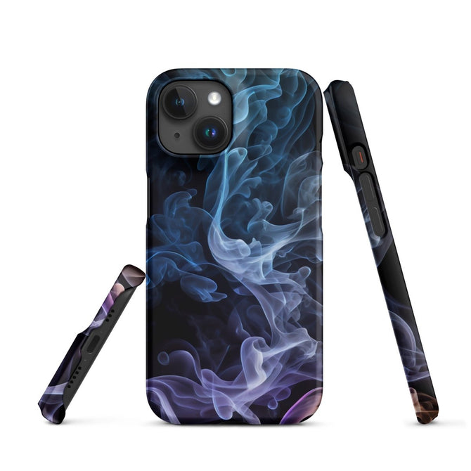 iPhone® Snap Case - Abstract - Smoke Style 3 - Matte - iPhone 15