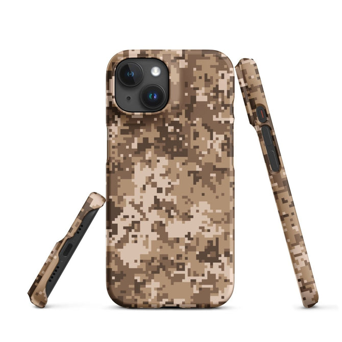 iPhone® Snap Case - Pattern - Desert Camo 2 - Matte - iPhone 15