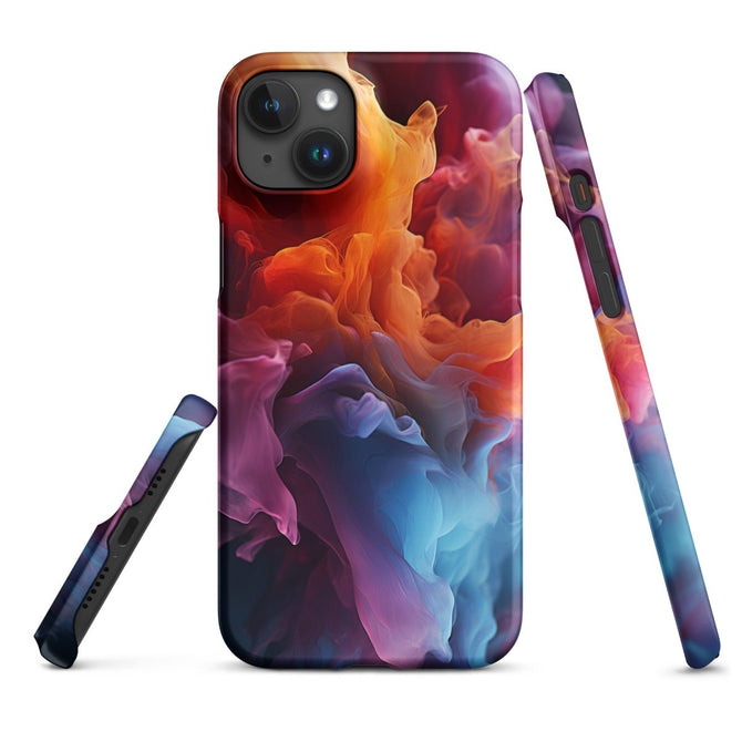 iPhone® Snap Case - Abstract - Smoke Style 5 - Matte - iPhone 15 Plus