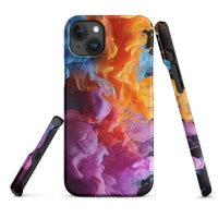 iPhone® Snap Case - Abstract - Smoke Style 6 - Matte - iPhone 15 Plus