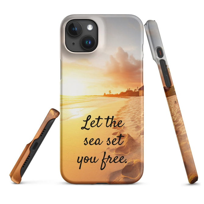 iPhone® Snap Case - Nature - Beach Style 1 - Matte - iPhone 15 Plus