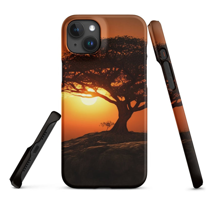 iPhone® Snap Case - Nature - Sunset Style 1 - Matte - iPhone 15 Plus