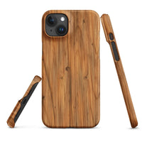 iPhone® Snap Case - Nature - Wood 1 - Matte - iPhone 15 Plus