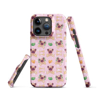 iPhone® Snap Case - Pattern - Dog 1 Pink - Matte - iPhone 15 Pro