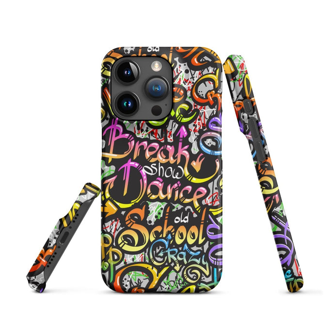 iPhone® Snap Case - Pattern - Graffiti 1 - Matte - iPhone 15 Pro