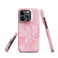 iPhone® Snap Case - Pattern - Marble - Pink Style 2 - Matte - iPhone 15 Pro