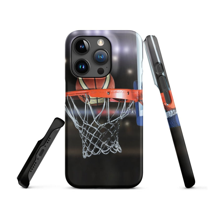 iPhone® Snap Case - Sports - Basketball Style 1 - Matte - iPhone 15 Pro