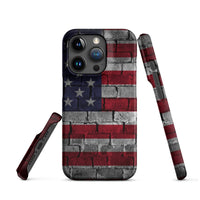 iPhone® Snap Case - USA - Flag Style 3 - Matte - iPhone 15 Pro