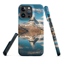 iPhone® Snap Case - Nature - Mountain Style 1 - Matte - iPhone 15 Pro Max