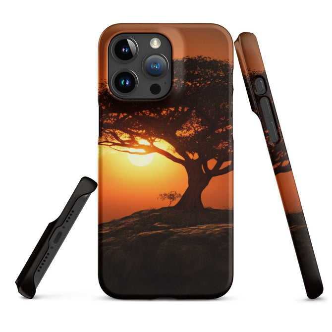 iPhone® Snap Case - Nature - Sunset Style 1 - Matte - iPhone 15 Pro Max