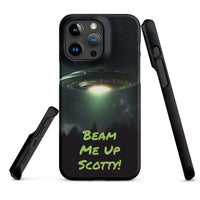 iPhone® Snap Case - Space - Alien UFO Style 1 - Matte - iPhone 15 Pro Max