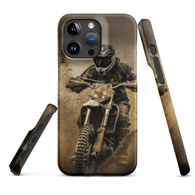 iPhone® Snap Case - Transportation (Offroad) - Dirt Bike Style 1 - Matte - iPhone 15 Pro Max