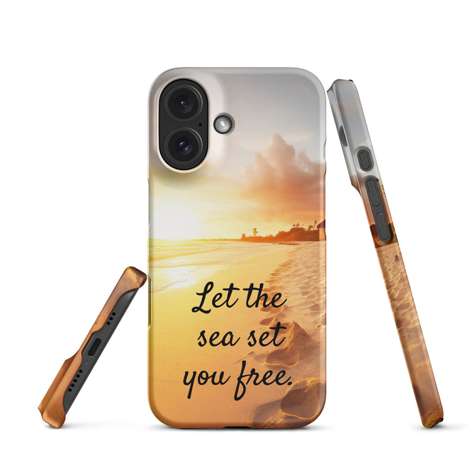 iPhone® Snap Case - Nature - Beach Style 1 - Matte - iPhone 16