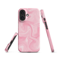 iPhone® Snap Case - Pattern - Marble - Pink Style 2 - Matte - iPhone 16