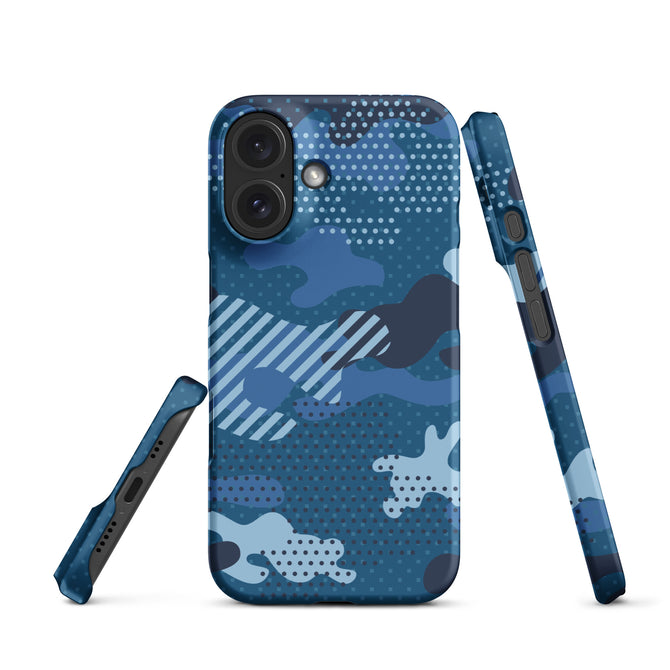 iPhone® Snap Case - Pattern - Water Camo 1 - Matte - iPhone 16