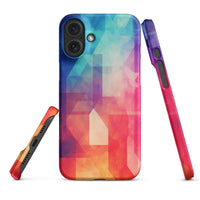 iPhone® Snap Case - Abstract - Geometric Style 1 - Matte - iPhone 16 Plus