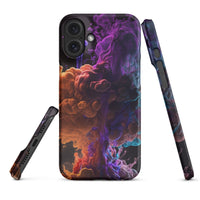 iPhone® Snap Case - Abstract - Smoke Style 1 - Matte - iPhone 16 Plus