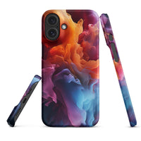 iPhone® Snap Case - Abstract - Smoke Style 5 - Matte - iPhone 16 Plus