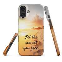 iPhone® Snap Case - Nature - Beach Style 1 - Matte - iPhone 16 Plus