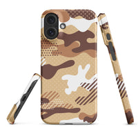 iPhone® Snap Case - Pattern - Desert Camo 1 - Matte - iPhone 16 Plus