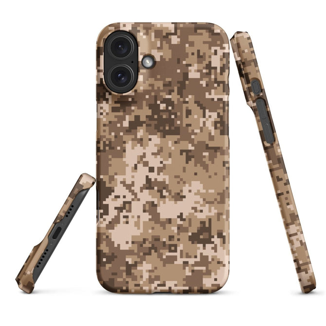 iPhone® Snap Case - Pattern - Desert Camo 2 - Matte - iPhone 16 Plus