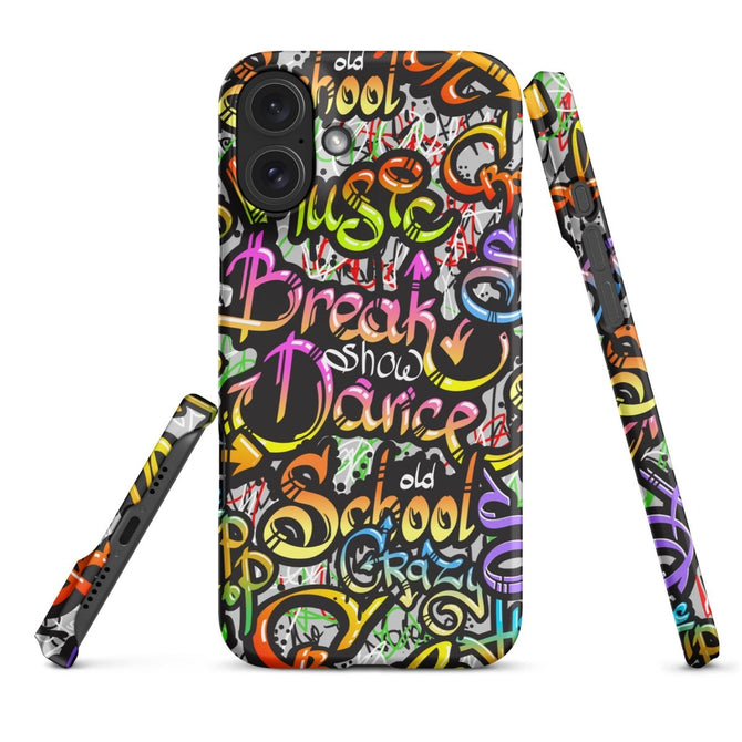 iPhone® Snap Case - Pattern - Graffiti 1 - Matte - iPhone 16 Plus