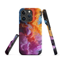 iPhone® Snap Case - Abstract - Smoke Style 6 - Matte - iPhone 16 Pro